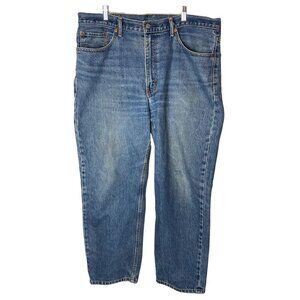 Levis 550 Mens Jeans 38x29 Relaxed Fit Tapered‎ Work Distressed Wear As Shown